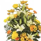 Cala Llonga flowers  -  Golden Memories Tribute Flower Bouquet/Arrangement