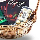 Bar cveжe- Горки листа и корпа са чоколадним посластицам Cvet buket/aranžman