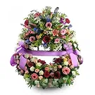 Alla andra städer blommor- Ren kronbladskrans Bukett/blomsterarrangemang