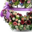 Alla andra städer blommor- Ren kronbladskrans Bukett/blomsterarrangemang
