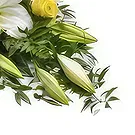 Ajtos Blumen Florist- Anmutige Lilien- und Rosen-Hommage Bouquet/Blumenschmuck