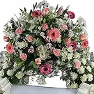 Cala Llonga flowers  -  Ruby Tranquility Tribute Flower Bouquet/Arrangement