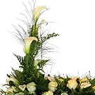 Zande blommor- Begravningsarrangemang Bukett/blomsterarrangemang