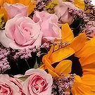 Mijas / Mijas Costa flowers  -  Hat Box Flower Bouquet/Arrangement