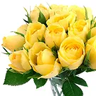 Oman flowers  -  12 Yellow Roses Bouquet Flower Bouquet/Arrangement
