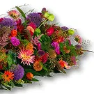 Holland flowers  -  Full Coffin Cover Colorful 180-200 cm Flower Bouquet/Arrangement