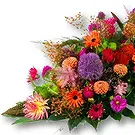 Holland flowers  -  Full Coffin Cover Colorful 180-200 cm Flower Bouquet/Arrangement