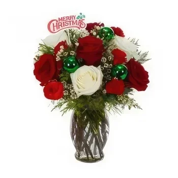 Câmara de Lobos bunga- Klasik Krismas Sejambak/gubahan bunga