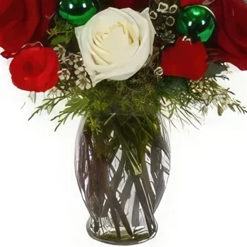fiorista fiori di Bari- Natale classico Bouquet floreale
