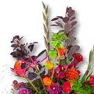 Holland flowers  -  Condolence Bouquet Colorful + Vase Flower Bouquet/Arrangement
