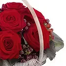 Budapest flowers  -  HEARTBEAT FLOWER BASKET Flower Bouquet/Arrangement