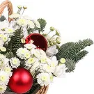 Prokuplje flowers  -  Holiday Cheer Flower Basket Flower Bouquet/Arrangement