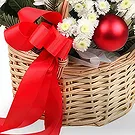Prokuplje flowers  -  Holiday Cheer Flower Basket Flower Bouquet/Arrangement
