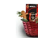 Buangkok flowers  -  Decorated Christmas Gift Basket Flower Bouquet/Arrangement