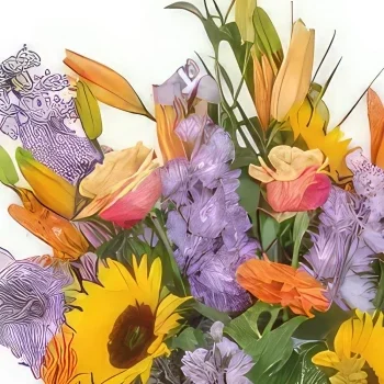 Бордо цветя- Траурен букет Horizon Букет/договореност цвете