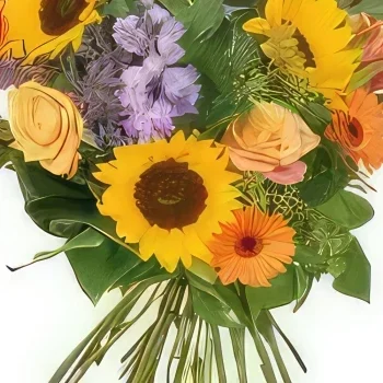 Бордо цветя- Траурен букет Horizon Букет/договореност цвете