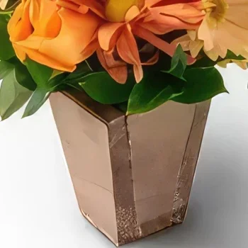 Белу-Оризонти цветы- Аранжировка роз, гвоздик и гербер Цветочный букет/композиция