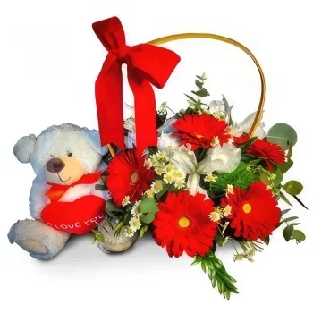 Alcabideche flowers  -  Gleeful Present Flower Bouquet/Arrangement