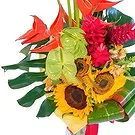 San Jose Santiago flowers  -  Tropical night Flower Bouquet/Arrangement