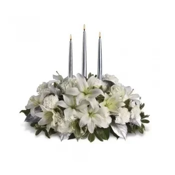 Teneriffa Blumen Florist- Weiße Inspiration Bouquet/Blumenschmuck