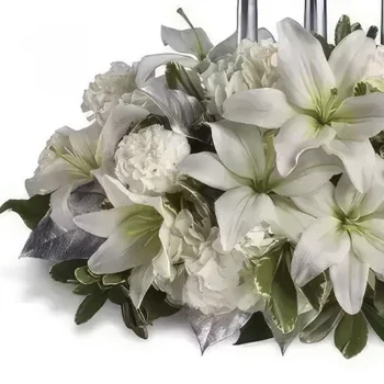 fleuriste fleurs de Tenerife- Inspiration blanche Bouquet/Arrangement floral