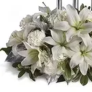 Cala Llonga flowers  -  White Inspiration Flower Bouquet/Arrangement