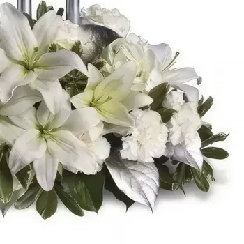fleuriste fleurs de Tenerife- Inspiration blanche Bouquet/Arrangement floral