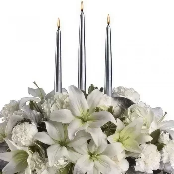 Тенерифе цветя- Бял вдъхновение Букет/договореност цвете