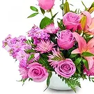 Benalmadena flowers  -  Lily & Rose Radiance Hub Flower Bouquet/Arrangement