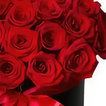 אדנה פרחים- אהבה Box זר פרחים/סידור פרחים