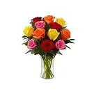 Sitrah blommor- 12 Blanda rosor Bukett/blomsterarrangemang