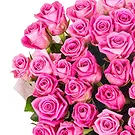 Italy flowers  -  Bouquet of 50 Pink Roses for Birthday Flower Bouquet/Arrangement