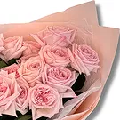 Garhoud flowers  -  Luxury  Pink O'Hara Roses Flower Bouquet/Arrangement