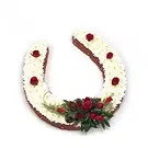 Swallow flowers  -  Red n White Flower Bouquet/Arrangement