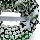 Cala Llonga flowers  -  Quiet Reflection Wreath Flower Bouquet/Arrangement