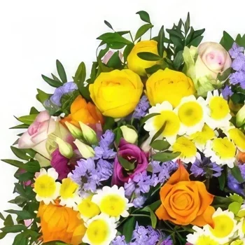 Zurych kwiaty- Jasne piękno Bukiet ikiebana