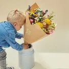בירבאום אם קלייבוהל פרחים- קלאסית לחן מעורב זר פרחים/סידור פרחים