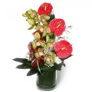 Krakkó-virágok- paradicsom Virágkötészeti csokor