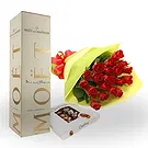 Montenegro blomster- MOET Champagne Roses Chokolade Blomst buket/Arrangement