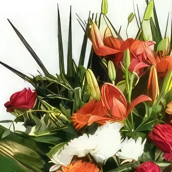 Στρασβούργο λουλούδια- Πένθος Μπουκέτο Milky Way Μπουκέτο/ρύθμιση λουλουδιών