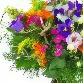 بائع زهور مونبلييه- بوكيه نابولي الريفي المتلألئ باقة الزهور