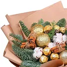 Prokuplje flowers  -  New Year Decorated Bouquet Flower Bouquet/Arrangement