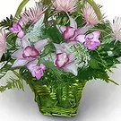 Polen Blumen Florist- BLUMENKORB 07 Bouquet/Blumenschmuck