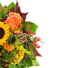 Italy flowers  -  Bouquet of Sunflowers and Roses Flower Bouquet/Arrangement