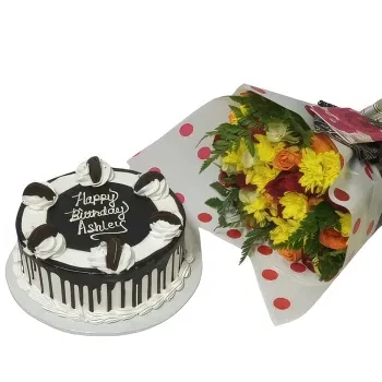 kenya Online Florist - Färgglad firande Bukett