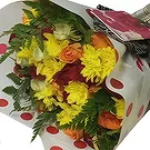 קנדרה פרחים- חגיגה צבעונית זר פרחים/סידור פרחים