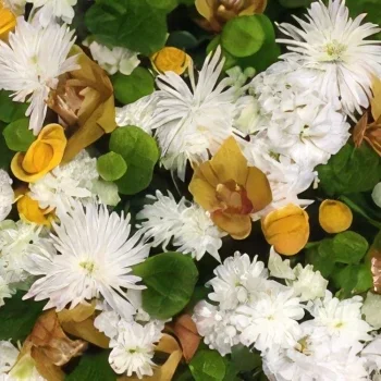 Cascais-virágok- Néma szavak Virágkötészeti csokor