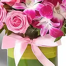 Dubai Marina Blumen Florist- Rosa Purpur Bouquet/Blumenschmuck