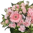 Versciaco di Sopra flowers  -  Bouquet in Pink Tones with Baci Perugina Flower Bouquet/Arrangement