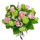 Bristol blomster- Rødmende elegansebukett Blomsterarrangementer bukett